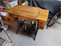 Singer Treadle Base Sewing Machine