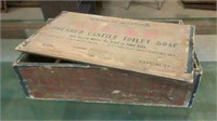Antique D-H Co No 83 Castile Soap Wood Box