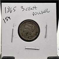 1864 3 CENT NICKEL