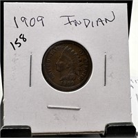 1909 INDIAN HEAD PENNY CENT