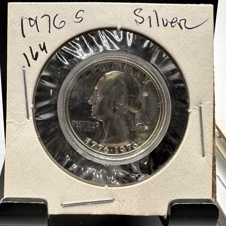 FRI #5 COIN & JEWELRY AUCTION LOTS OF SILVER / COMMEMS MORE