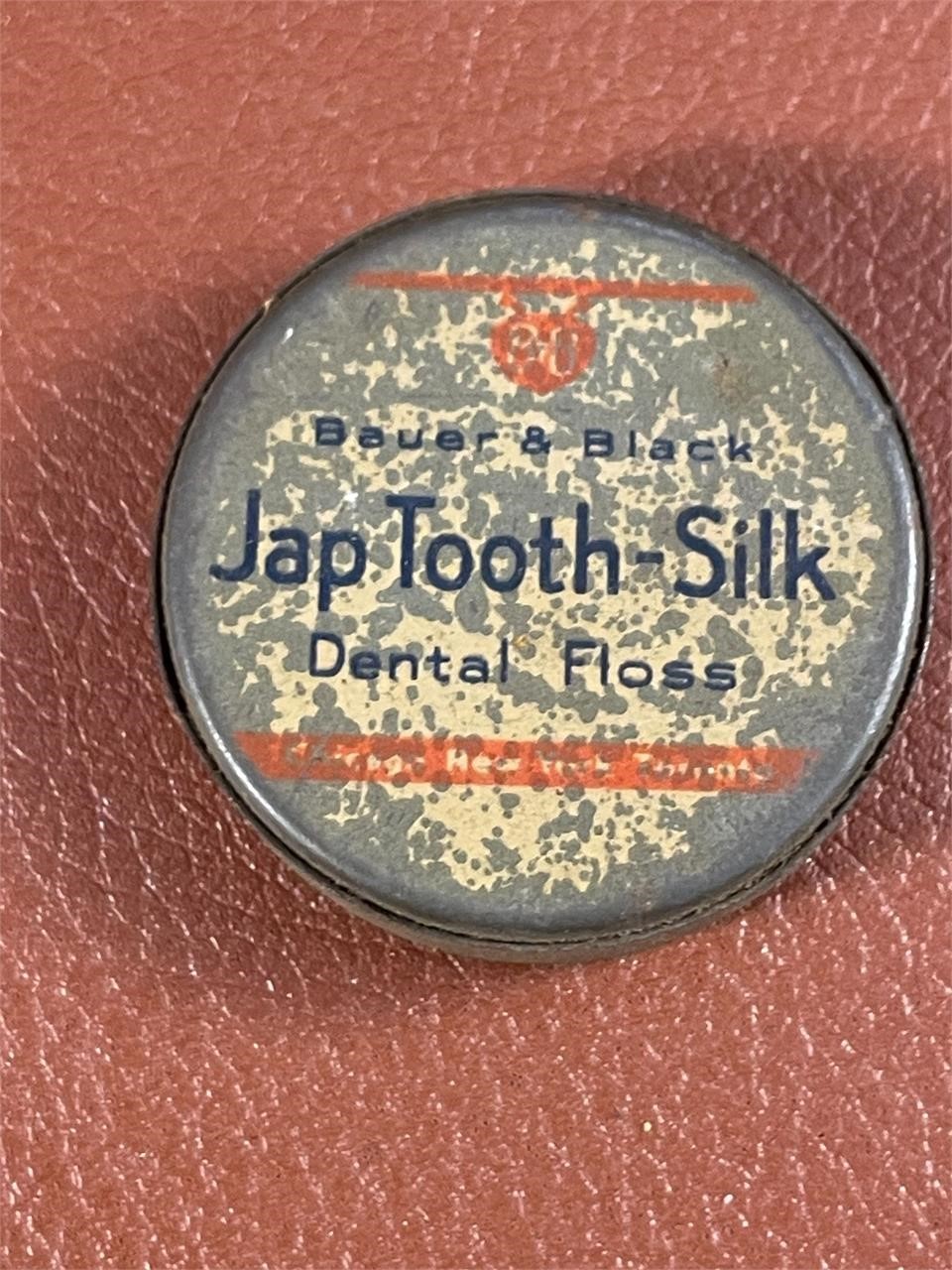 Bauer & Black Jap Tooth-Silk Dental Floss Tin