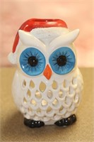 Ceramic Santa Owl
