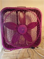 Purple Lasko Box Fan