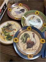 Rooster plate decor