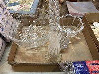 Flat of glass dishes