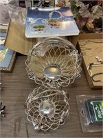 Silverplate Fruit baskets