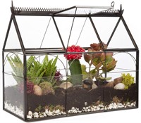 Glass Greenhouse Terrarium 10x4.5x9