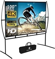 Projector Screen with Stand 100 INCH,