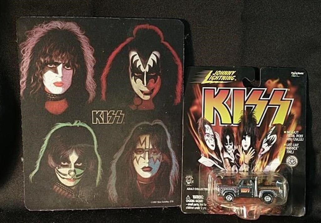 KISS Diecast and Mouse Pad