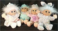4 11" Plush Russ Troll Dolls