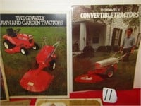 4 - COLORED GRAVELY TRACTOR SALES BOOKLET, GRAVELY