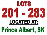 Lots 201 - 283 / LOCATED AT: Prince Albert, SK