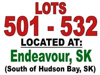 Lots 501 - 532 / LOCATED AT|: Endeavour, SK