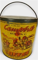 Campbell Holton 4 lbs Coffee Tin Bloomington Ill