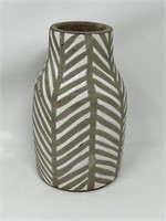 Anthropologie Glazed Pottery Vase