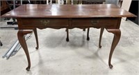 Queen Anne Traditional Cherry Console Table