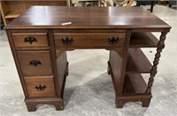 Late 20th Century Chippendale Style Mahogany Desk