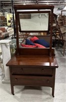 Vintage Mahogany Low Boy Dresser