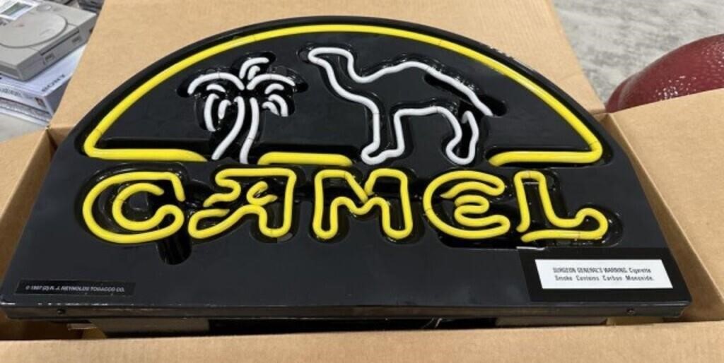 Camel Neon Advertisement Sign