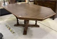 American of Martinsville Oak Dining Table