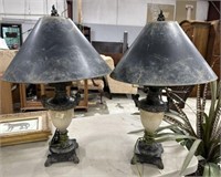 Pair of Italian Style Vase Table Lamps