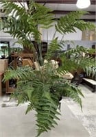 Decorative Faux Plant in Planter Vase