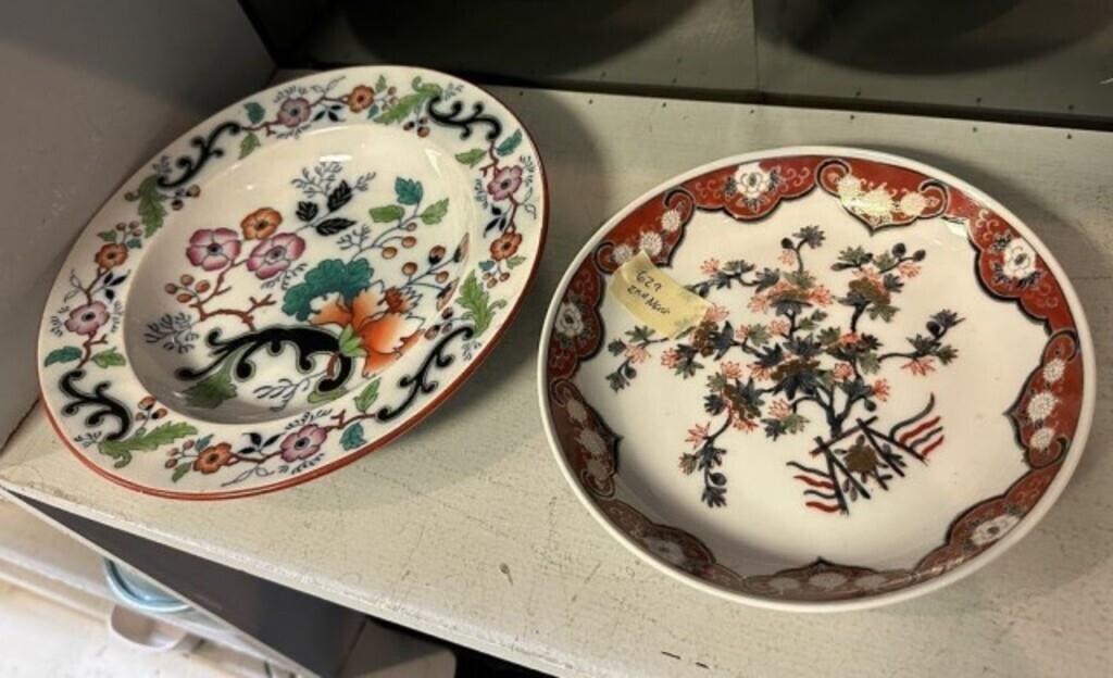 Japonica B.F. Keramis Bowl and Japanese Porcelain