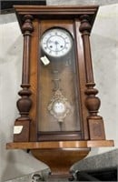 Victorian Stye Walnut Wall Clock