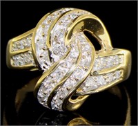 10kt Gold 3/4 ct Diamond Designer Ring