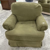 Lane Upholstery Dark Green Arm Chair