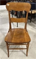 Vintage Oak Side Chair