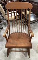 Colonial Style Spindle Rocking Chair