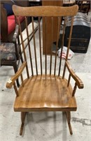 German Spindle Back Rocking Chair