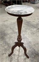 Late 20th Century Round Marble Top Pedestal