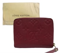 Louis Vuitton Small Red Coin Wallet