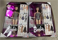 Two 35th Anniversary Reproduction Barbie Dolls