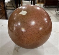 Large Pottery Glazed Ball