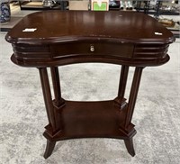 Modern Cherry Accent Table