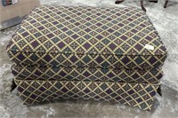 Upholstered Skirted Ottoman