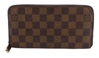 Louis Vuitton Damier Long Zipper Wallet