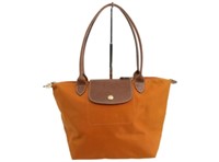 Longchamp Orange Pliage Tote Bag