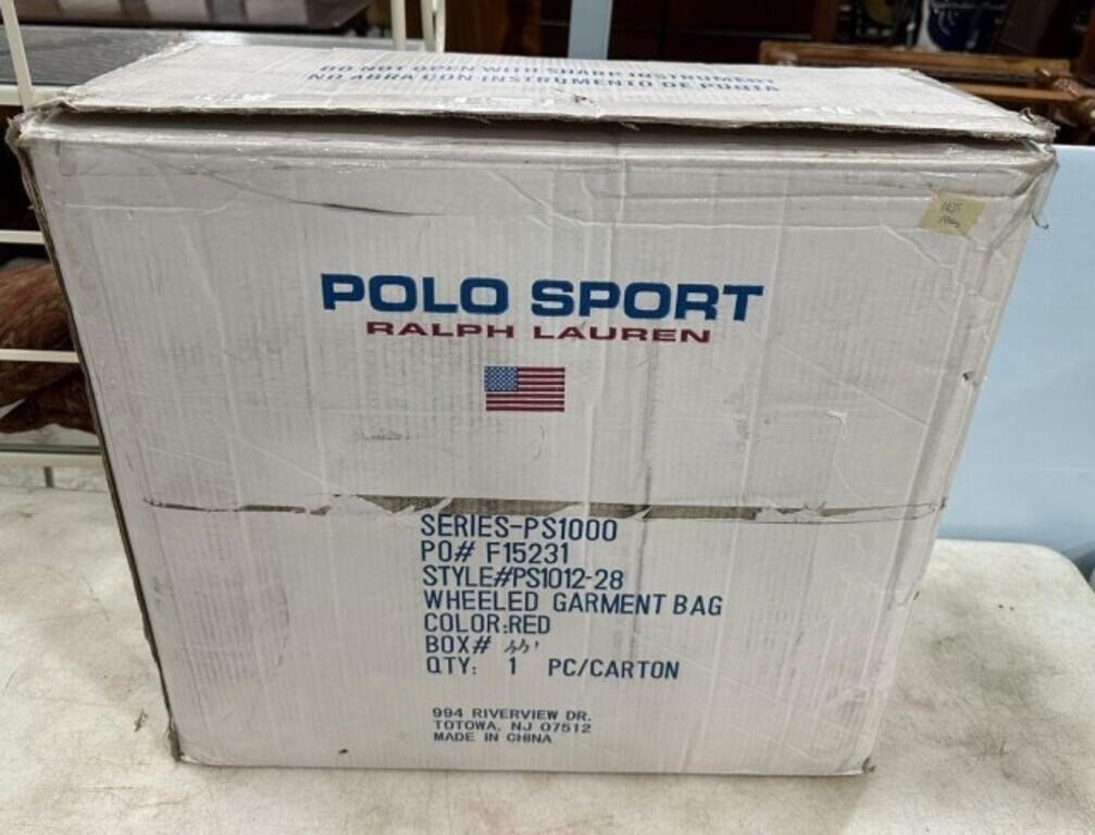 New Polo Sport Ralph Lauren Red Suit Case
