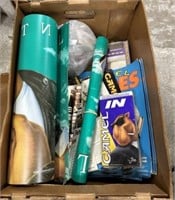 Box Lot of Camel Posters, Magazines and Collectibl