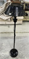 Hitchcock Style Black Floor Lamp