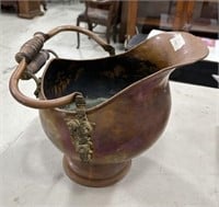 Brass Vintage Kindlin Bucket