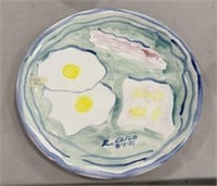R. Kelso 1991 Ceramic Platter