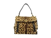 Yves Saint Laurent Leopard Print Shoulder Bag