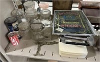 Collection of Glass Jars, Kitchen Appliances and J