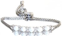 Quality Pearl Infinity Bolo Bracelet